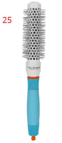 Thermal Nano Technology Ceramic Ionic Hair Round Brushes Aluminum Hair Barrel - hausofhairhq