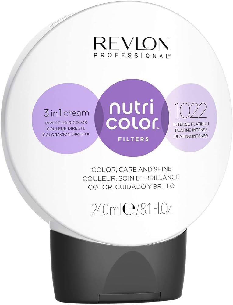REVLON PROFESSIONAL
Nutri Color Filters 1022 Intensive Platinum 240ml - hausofhairhq